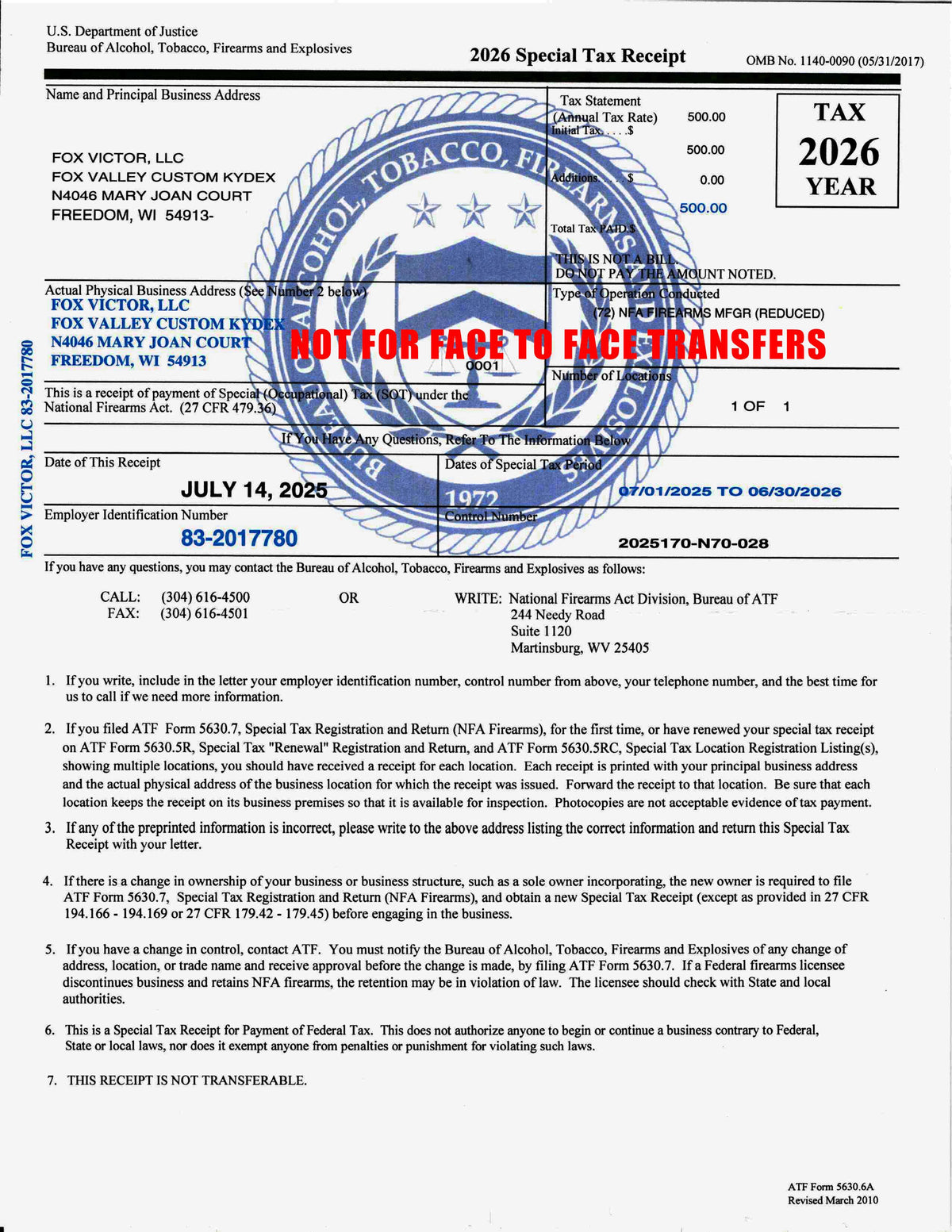 FFL Transfers & Background Checks