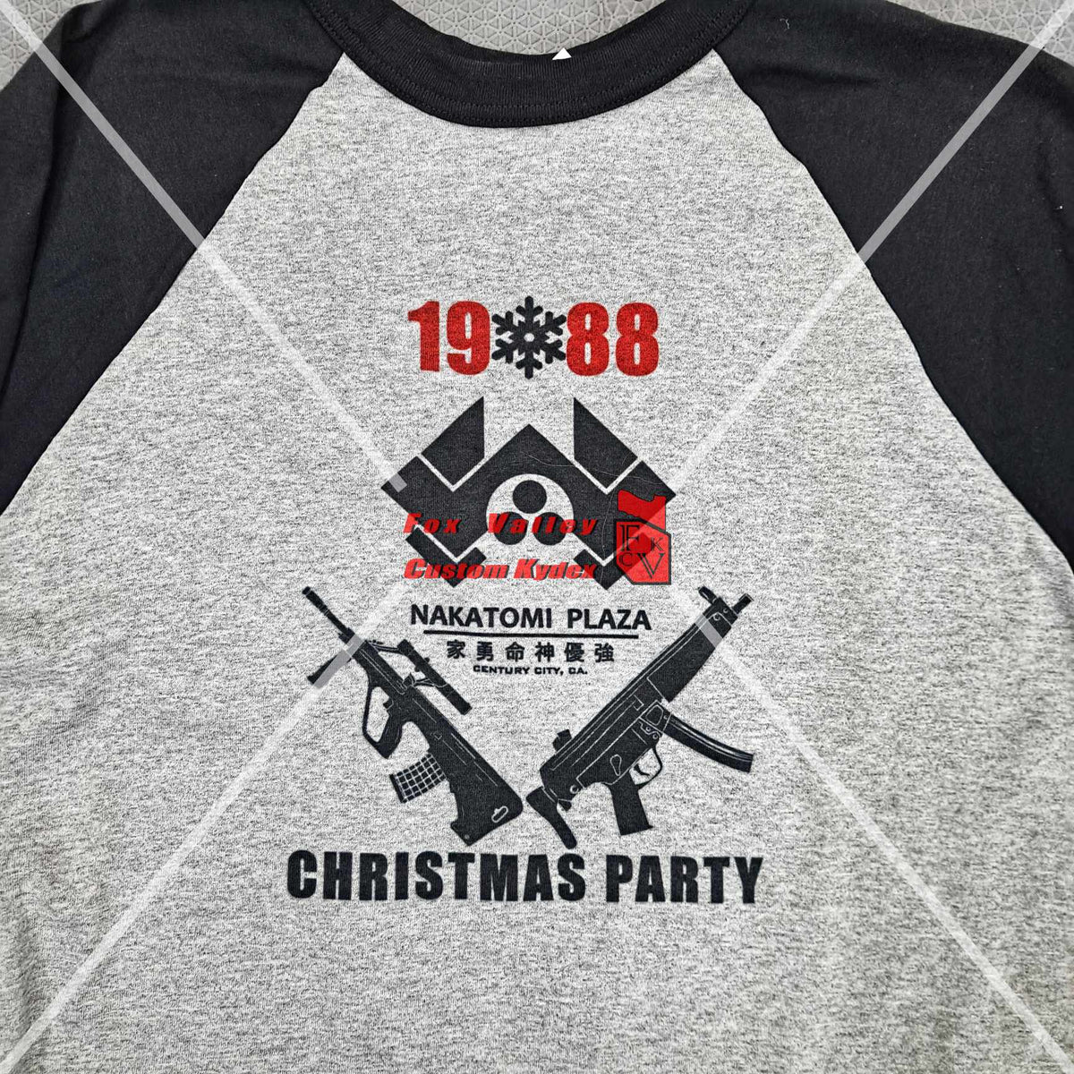 Nakatomi Christmas Party 3/4 Sleeve Jersey