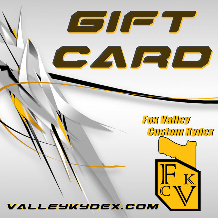 Fox Valley Custom Kydex Gift Cards