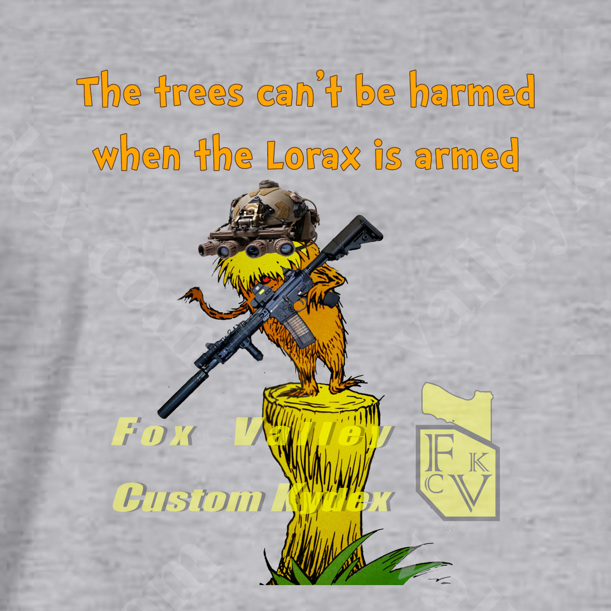 The Lorax is Armed-  DryBlend® Shirt